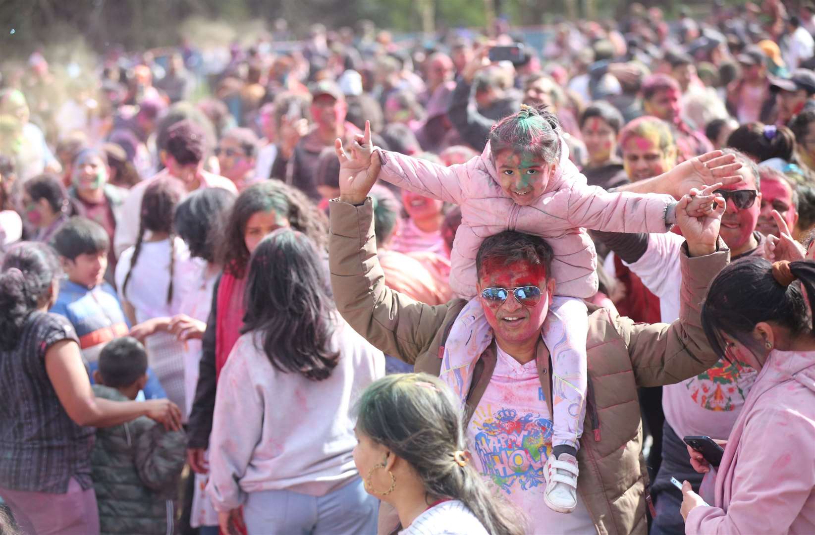 The Indian Spring Festival in Ashford will celebrate cultural events from all over the world including Holi, Vaisakhi and Eid. Picture: Andy Barnes