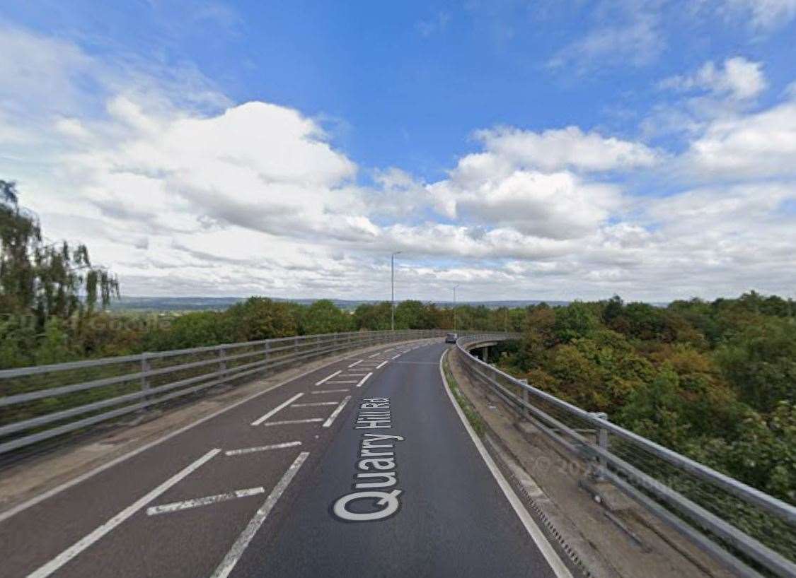 Essential repairs will be taking place on the A21. Picture: Google Maps