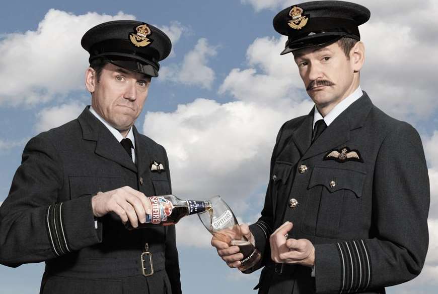 Comedy duo Armstrong and Miller raise a glass to new Spitfire Ale ad campaign