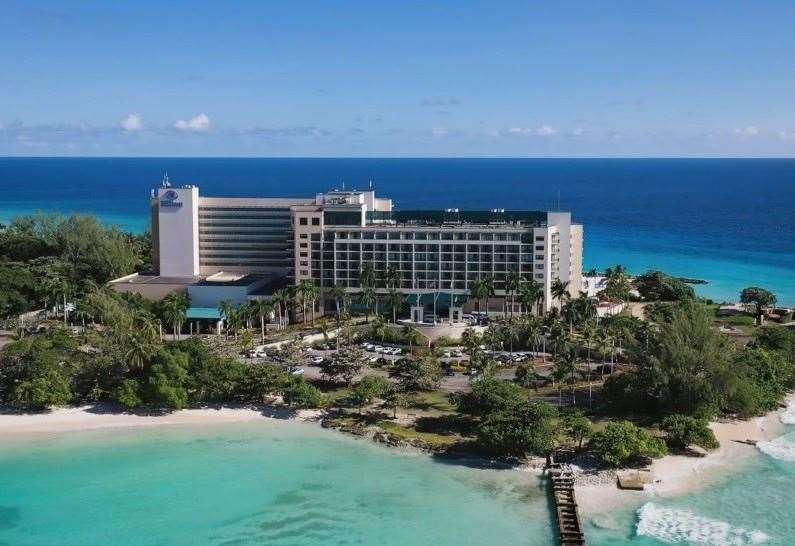 Hilton Barbados Resort where kmfm Breakfast has been presenting live all week