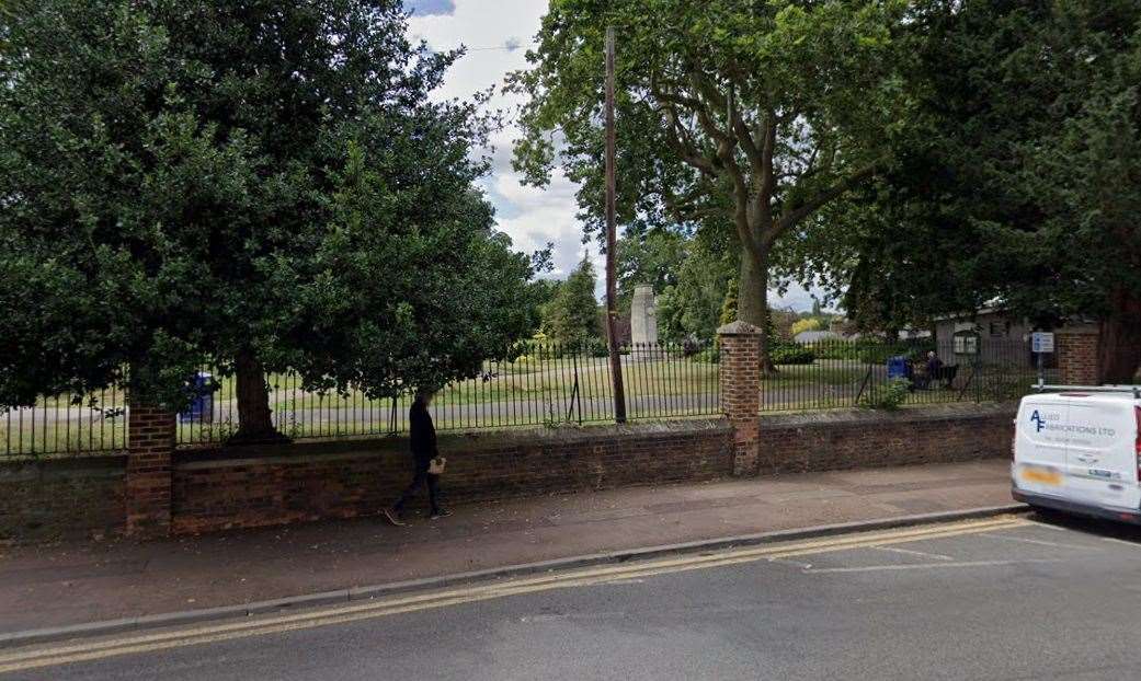 BTP have arrested a woman in Brenchley Gardens, Maidstone. Picture: Google
