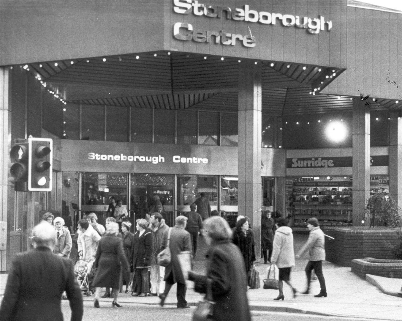 The Stoneborough Centre in January 1982, now known as The Mall