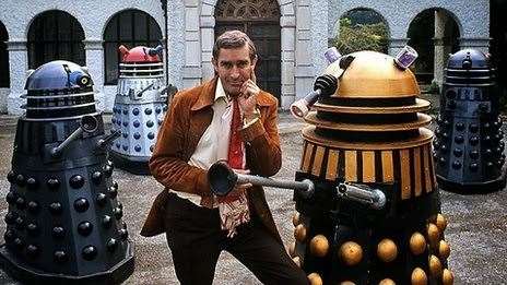Terry Nation and The Daleks. Picture: BBC