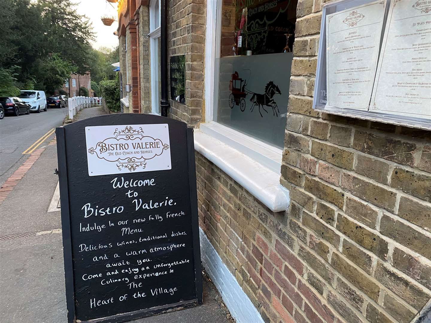 Bistro Valerie at The Old Coach and Horses in Harbledown