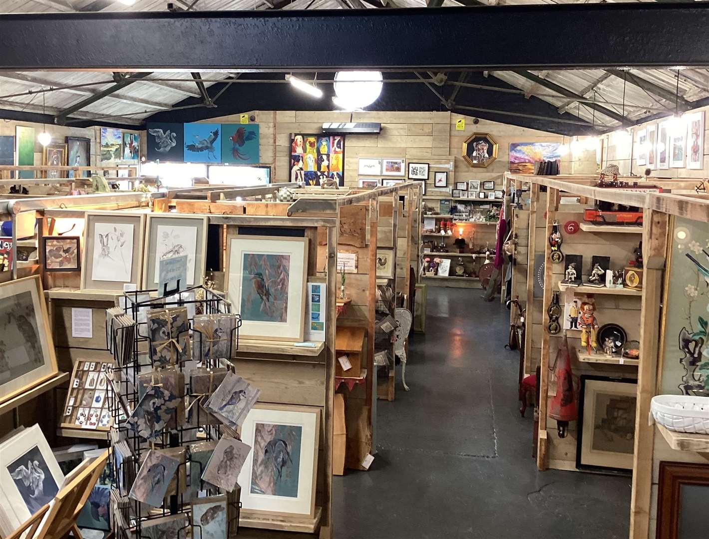 Sid's Emporium is home to 52 stalls selling a variety of goods including antiques