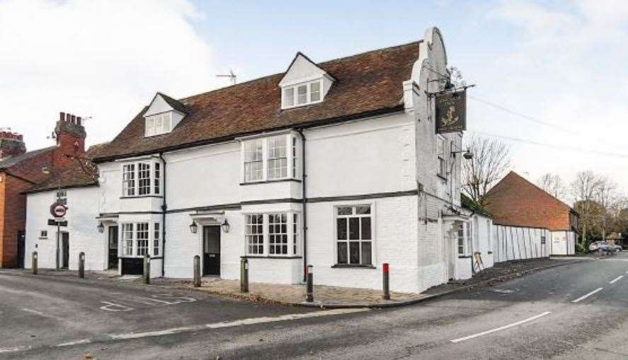 The Anchor Inn at Littlebourne has been turned into a luxury home. Picture: Strutt and Parker