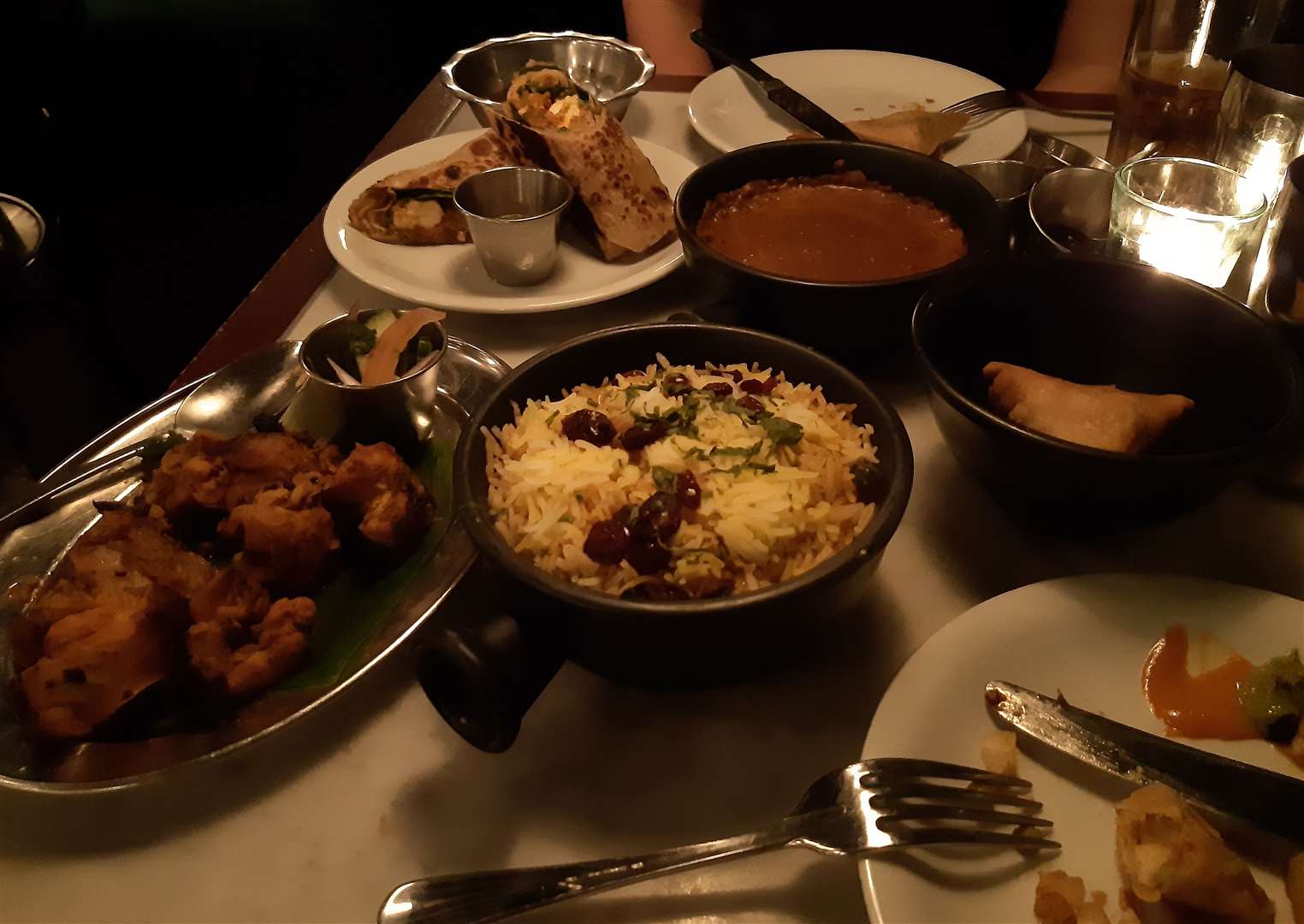 A feast at Dishoom
