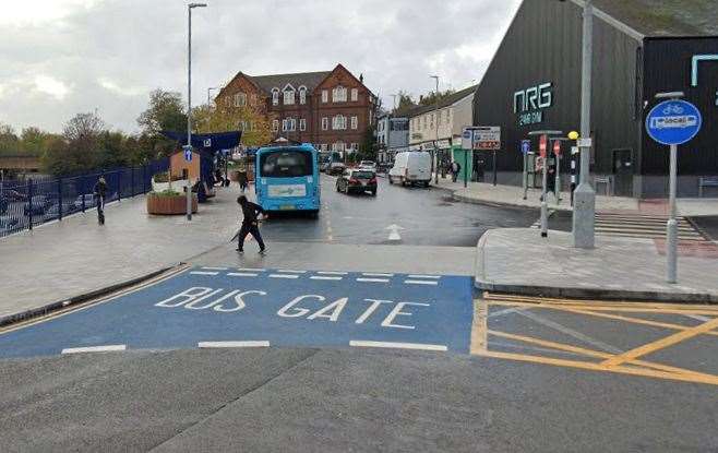 ANPR cameras will be installed at the bus gate in Clive Road. Picture: Google Maps