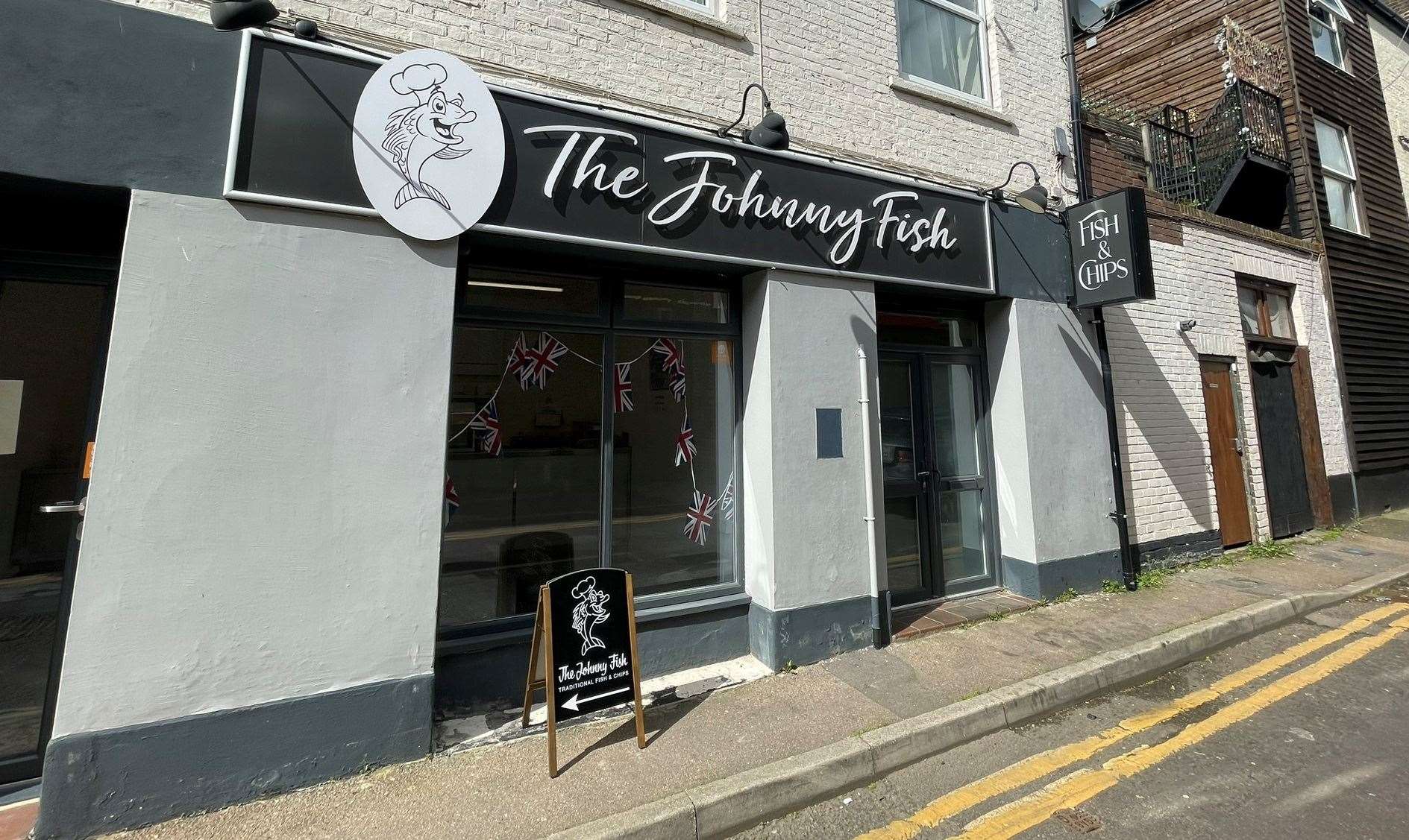 The Johnny Fish in Russell Street, Sheerness is open for business