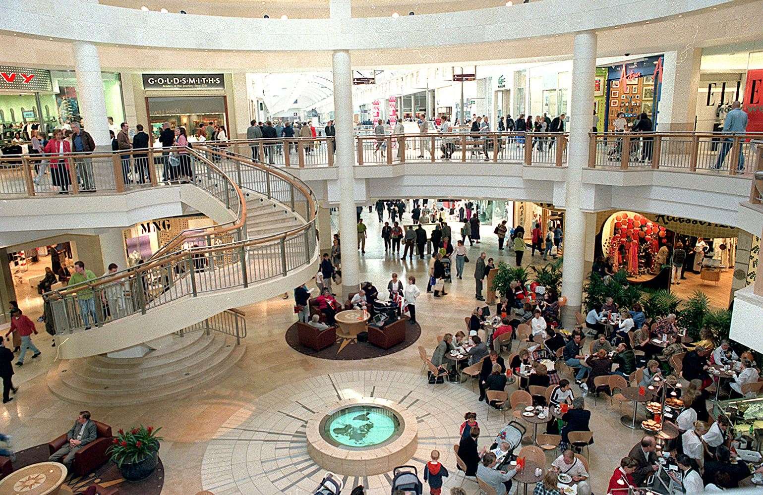 Bluewater full of shoppers on its opening day