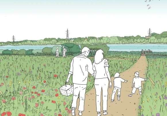 The new reservoir is hoped to become a family destination