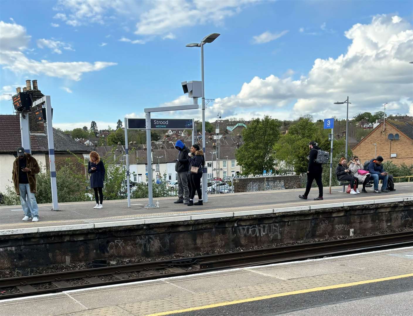 Some passengers were stuck at Strood station due to the delays