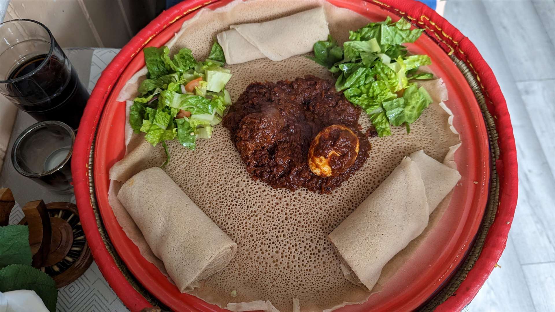 We tried Ethiopian and Eritrean cuisine at Chingah Habesha in Canterbury