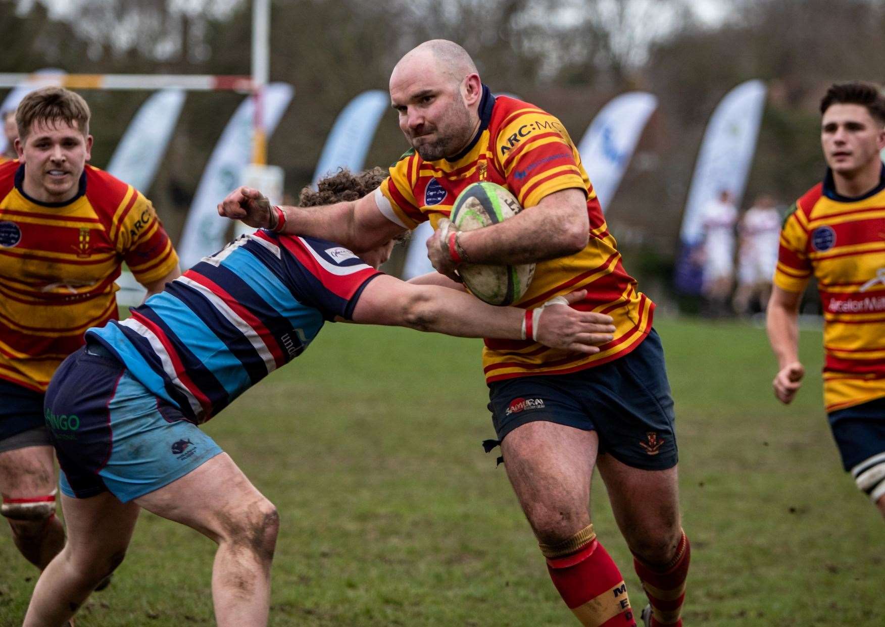 Tom Beaumont brushes aside Reeds Weybridge on Saturday. Picture: Jake Miles Sports Photography