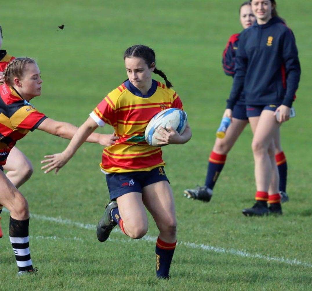 Medway Rugby Club's Sophie Molton has been included in the England women's under-20 Six Nations 2024 squad