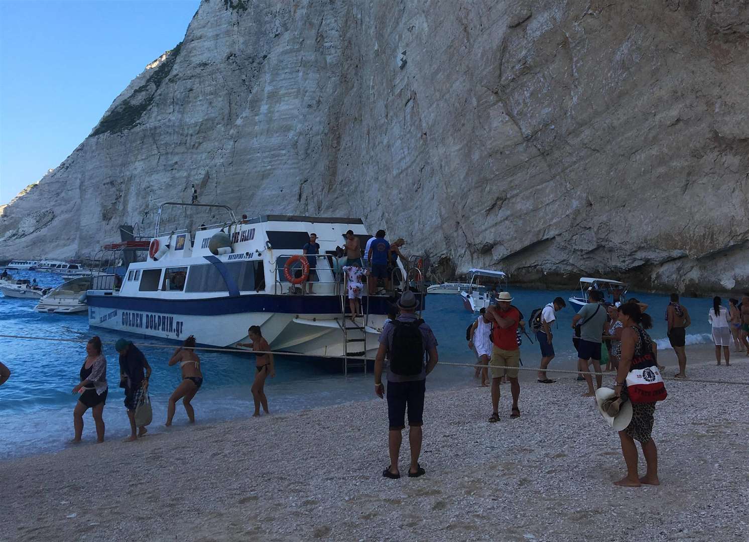 Landslide at famed Greek ‘Shipwreck Beach’ injures woman