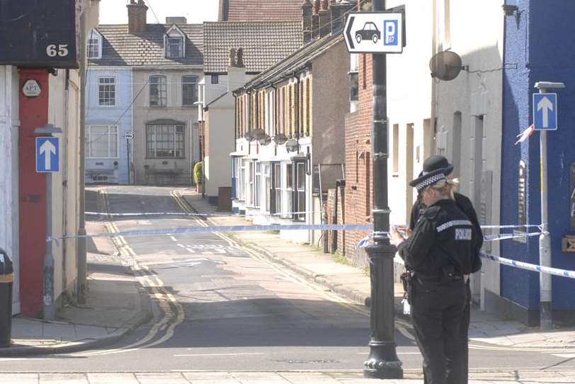 The man was attacked in Market Street, Herne Bay