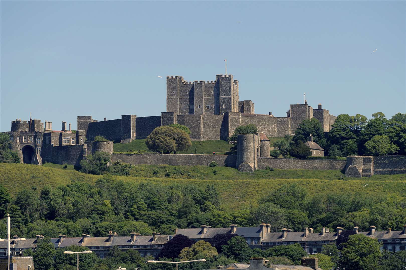 Dover Castle may be a touch bigger - but officers from its garrison are thought to have lived in the house