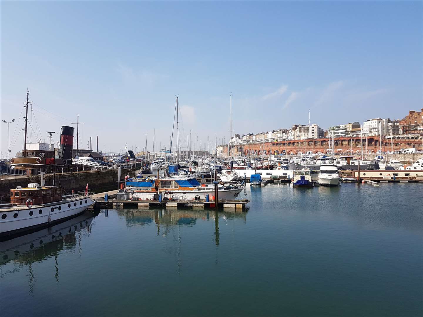Ramsgate Marina is a truly picturesque spot in the summer