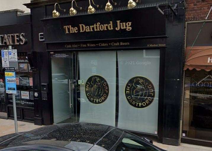 The Long Dog pub was formerly known as the Dartford Jug. Photo: Google Maps