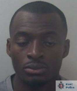 Shaquille Campbell, 26, of Essex, was jailed for seven years and eight months. Picture: Kent Police