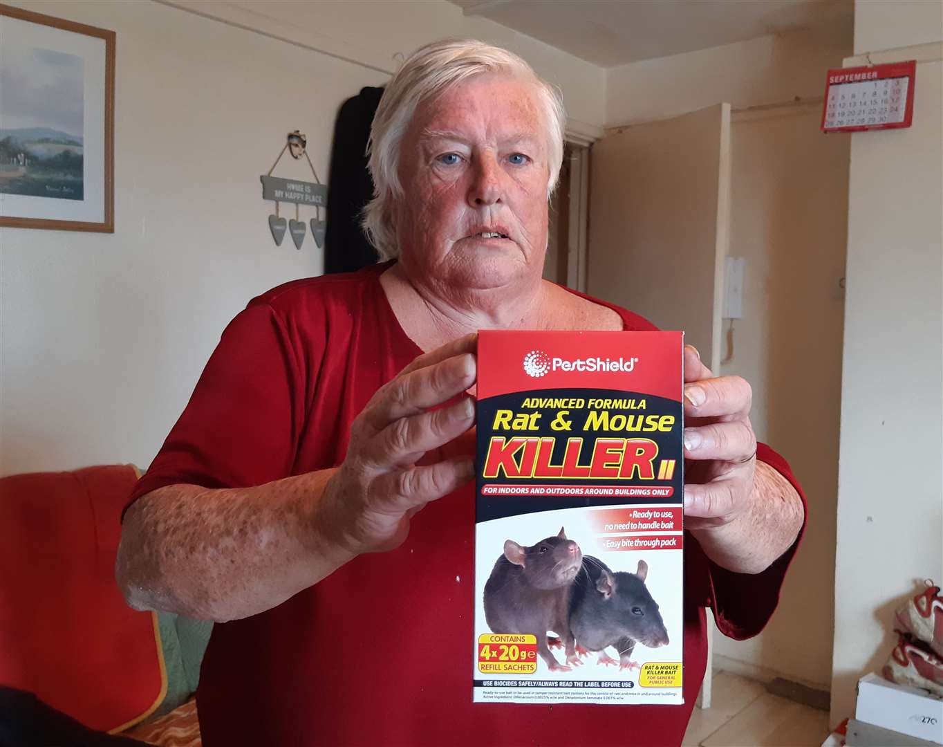 A desperate Marilyn Nolan says rats have invaded her home. All pictures: Sam Lennon