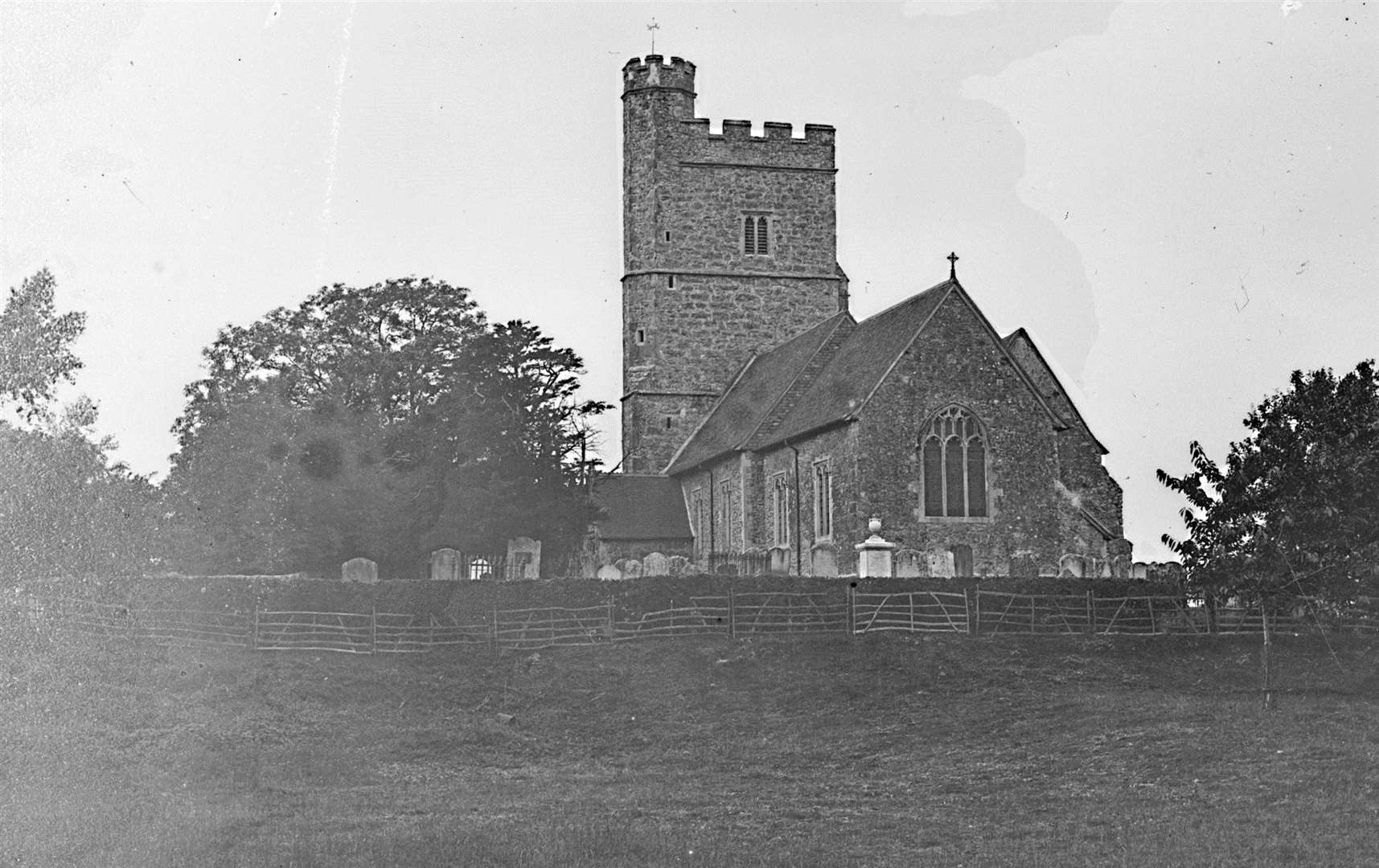 How the St Mary the Virgin church in Little Chart looked before the war. Picture: Paul Tritton