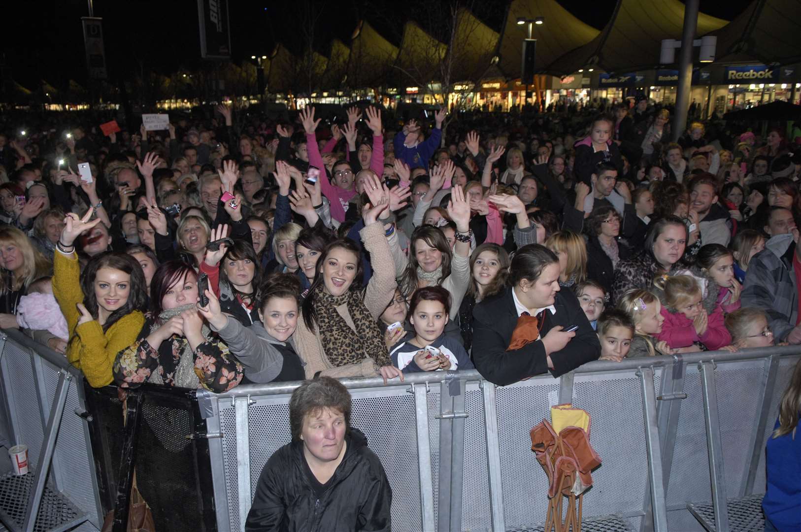 More than 5,000 people packed into centre in November 2011 to catch a glimpse of Peter Andre