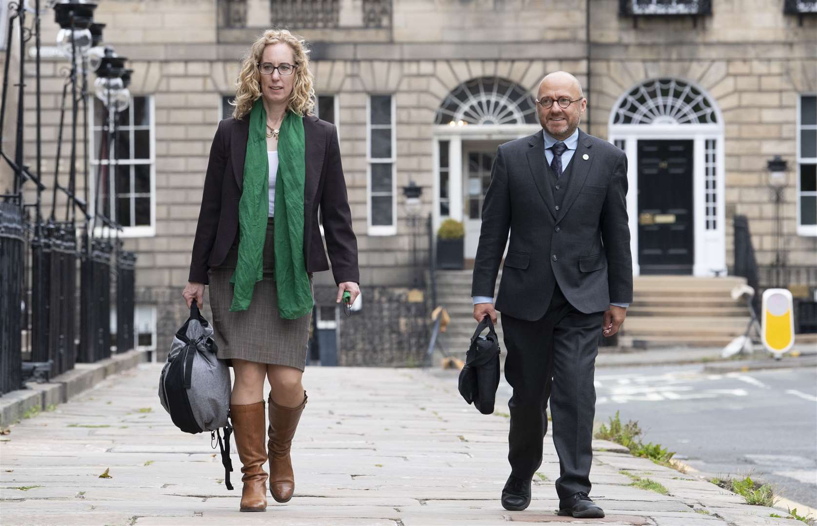 The Bute House Agreement gave Scottish Green co-leaders Lorna Slater and Patrick Harvie ministerial posts in the Scottish Government – but there are now growing tensions between the two parties (Lesley Martin/PA)