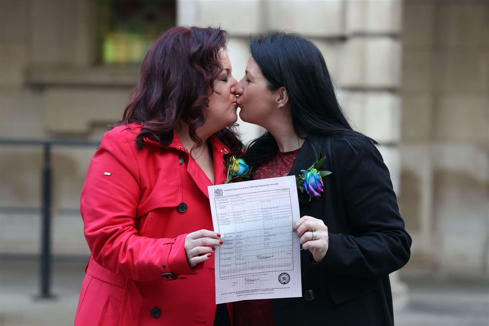 First Northern Ireland Same Sex Couple Changes Civil Partnership Into