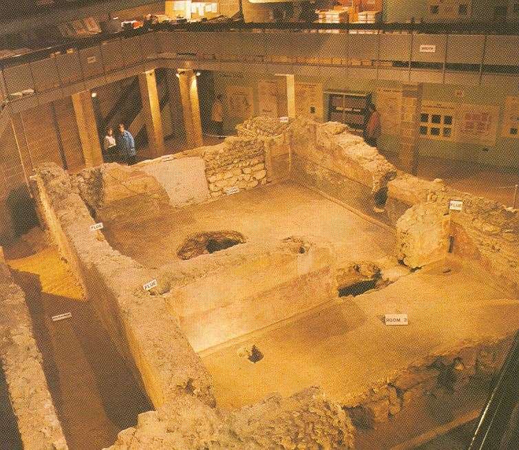 The Roman Painted House in Dover was discovered in 1970 and then excavated by archaeologists the following decade. Picture: DDC