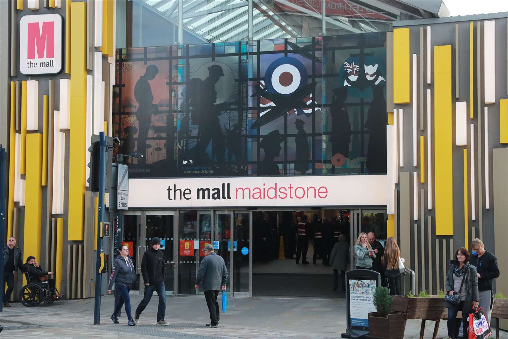 The entrance of The Mal in Maidstone. Picture: John Westhrop