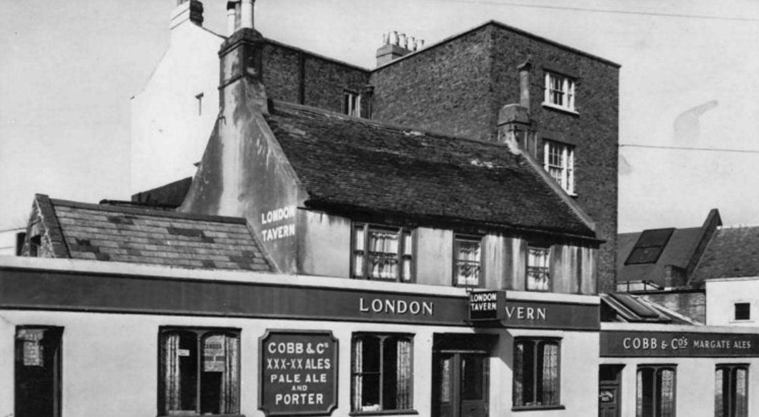 The London Tavern in Margate when under the banner of Cobb's in an undated photographPicture: dover-kent.com