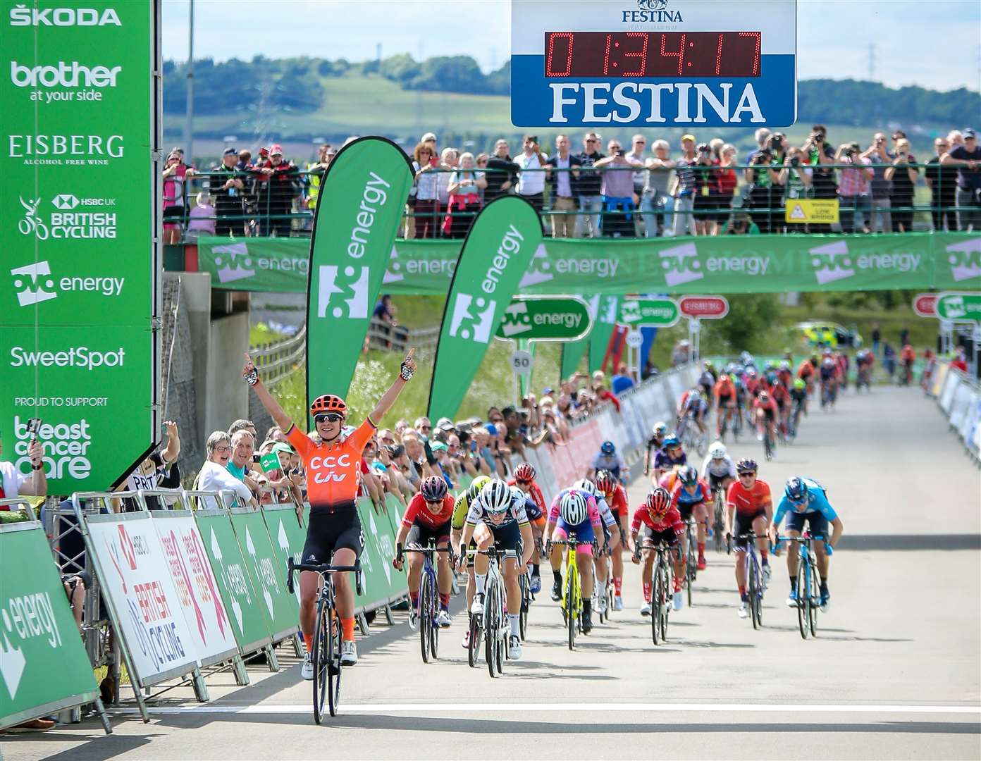 The centre hosted the 2019 Women's Tour. Picture supplied by: Cyclopark Charity Trust
