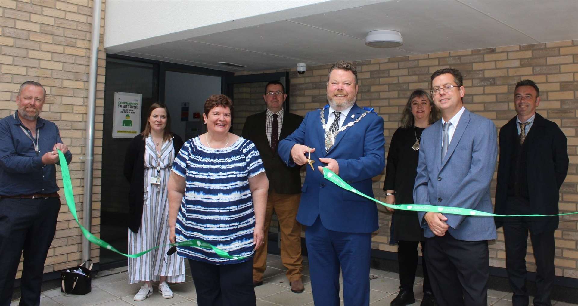 Mayor Cllr Callum Knowles cut the ribbon earlier this month