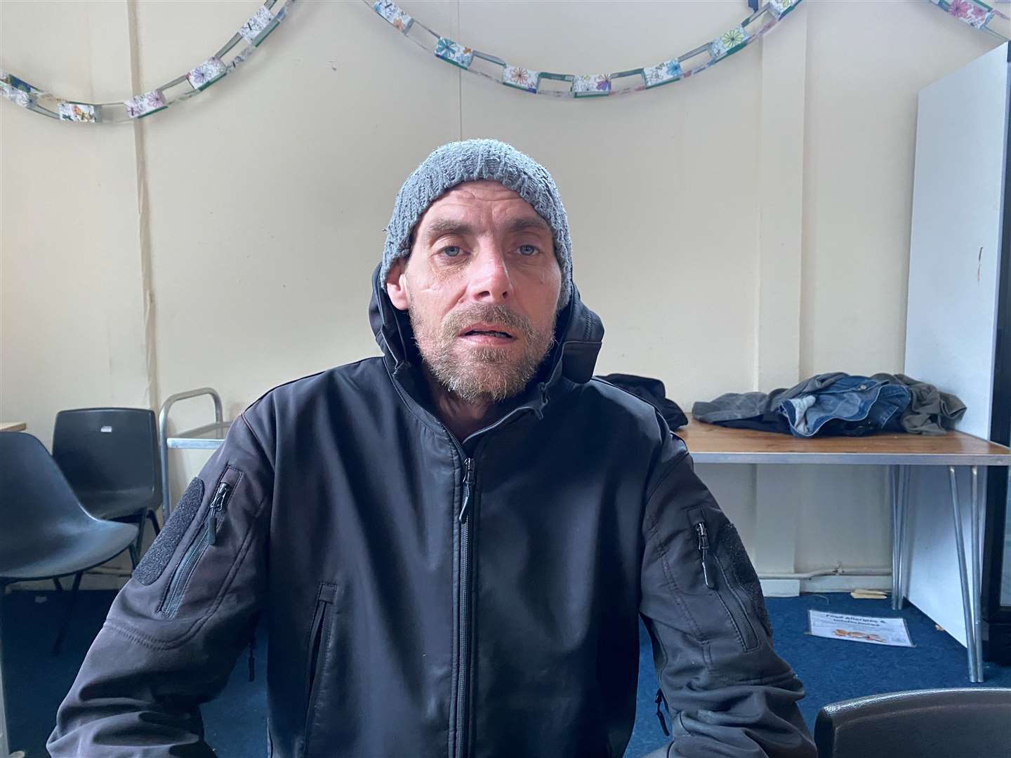 Dan is just one of the many rough sleepers getting help at the Bus Shelter Kent Community Hub in Phoenix House in Sittingbourne