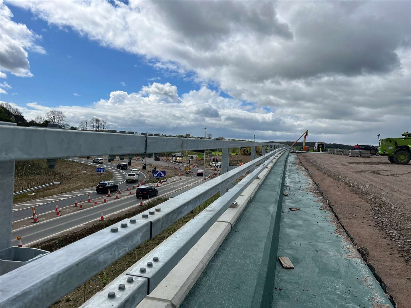 The multi-million-pound Stockbury Flyover should be open to traffic in July. Picture: Megan Carr