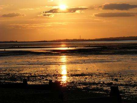 Sunset at Seasalter by Paul Wright