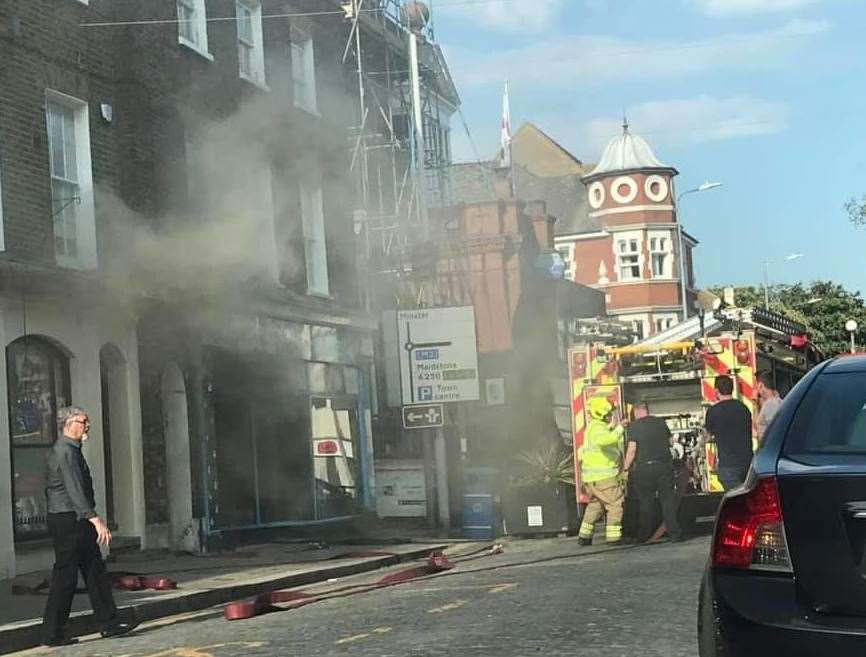 Fire at Sheerness pet shop Cuddles n Bubbles