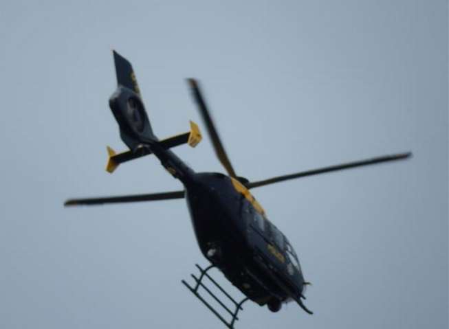 A helicopter was seen over the Sevenoaks area. Stock image
