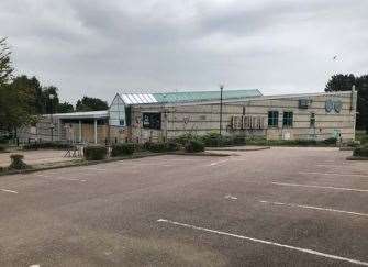 The old Splashes Leisure Centre at Rainham, now demolished