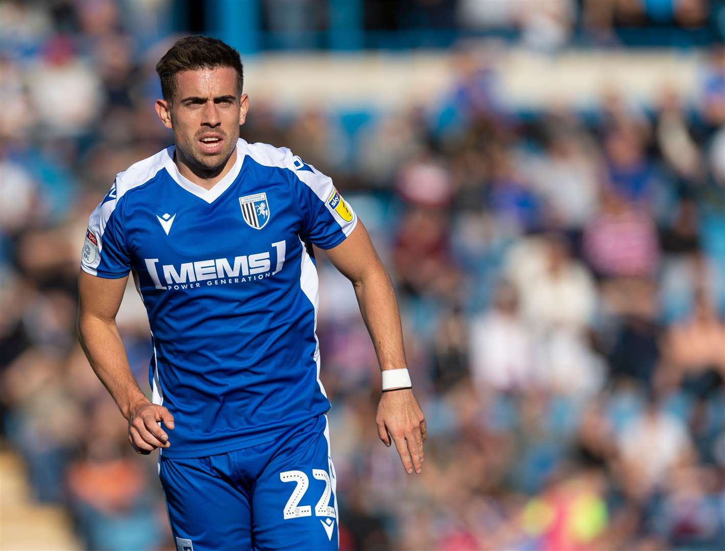 Gillingham midfielder Olly Lee has found yoga is helping him stay supple Picture: Ady Kerry