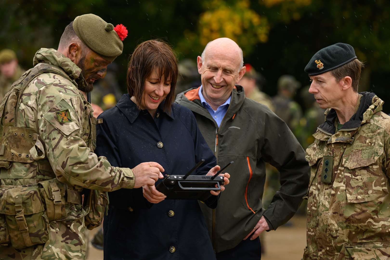 Defence Secretary John Healey and Chancellor Rachel Reeves (Leon Neal/PA)