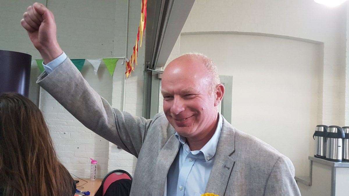 Simon Cook was defeated by Lib Dem Mike Sole in Nailbourne