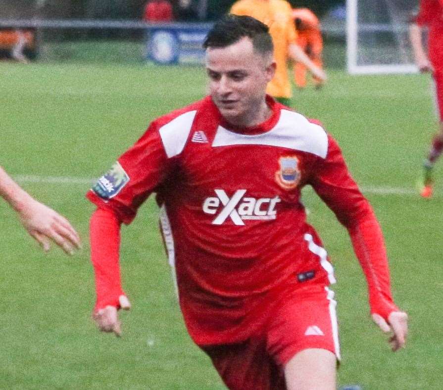 Jordan Wright in action for Whitstable