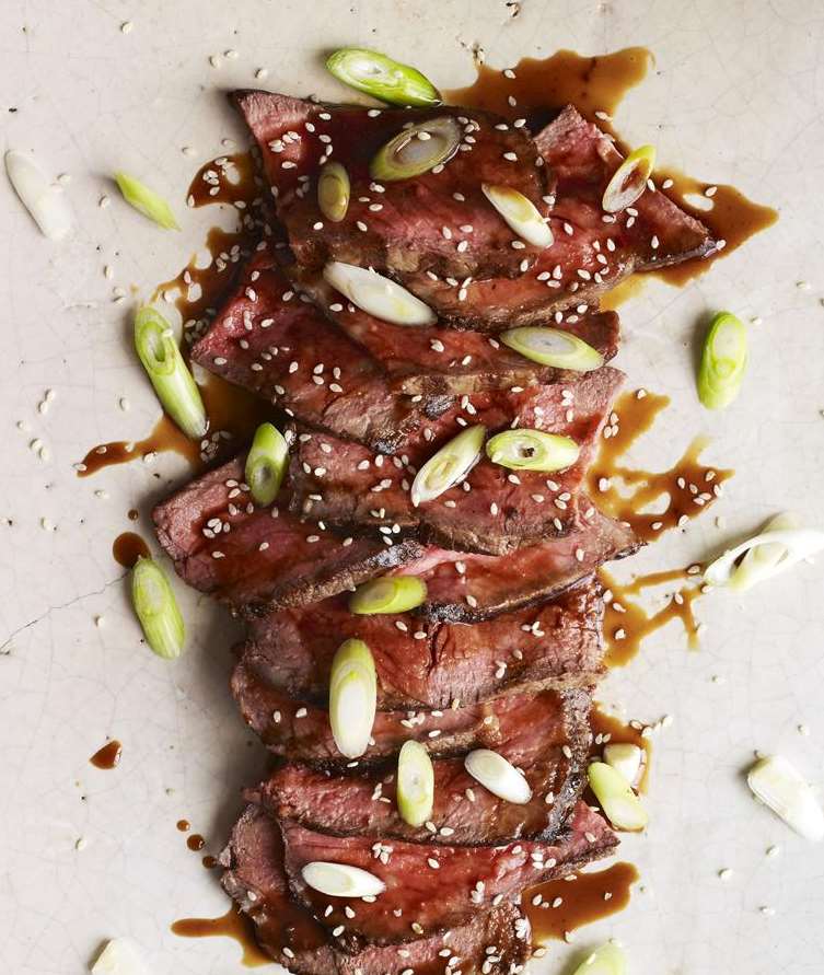 Dhruv Baker's teriyaki-glazed sirloin