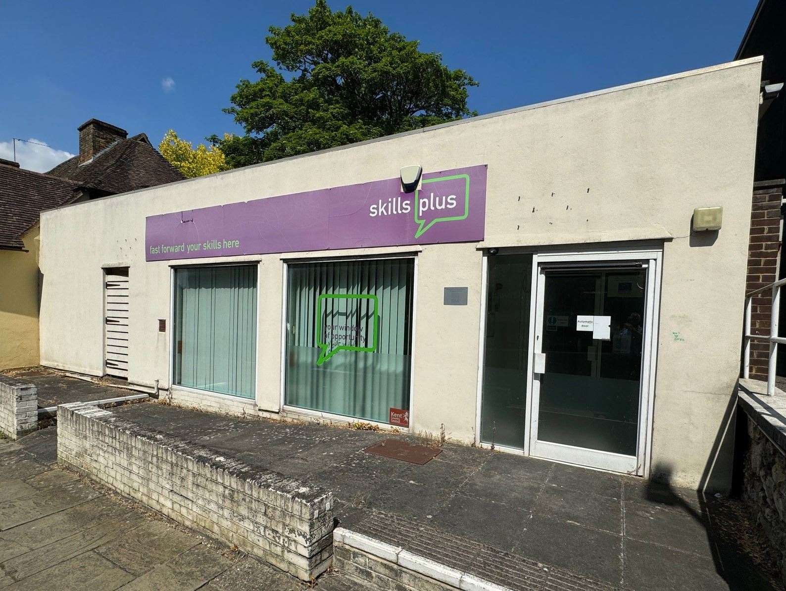 The old Skills Plus Centre in Maidstone town centre is also set to go under the hammer. Picture: Clive Emson