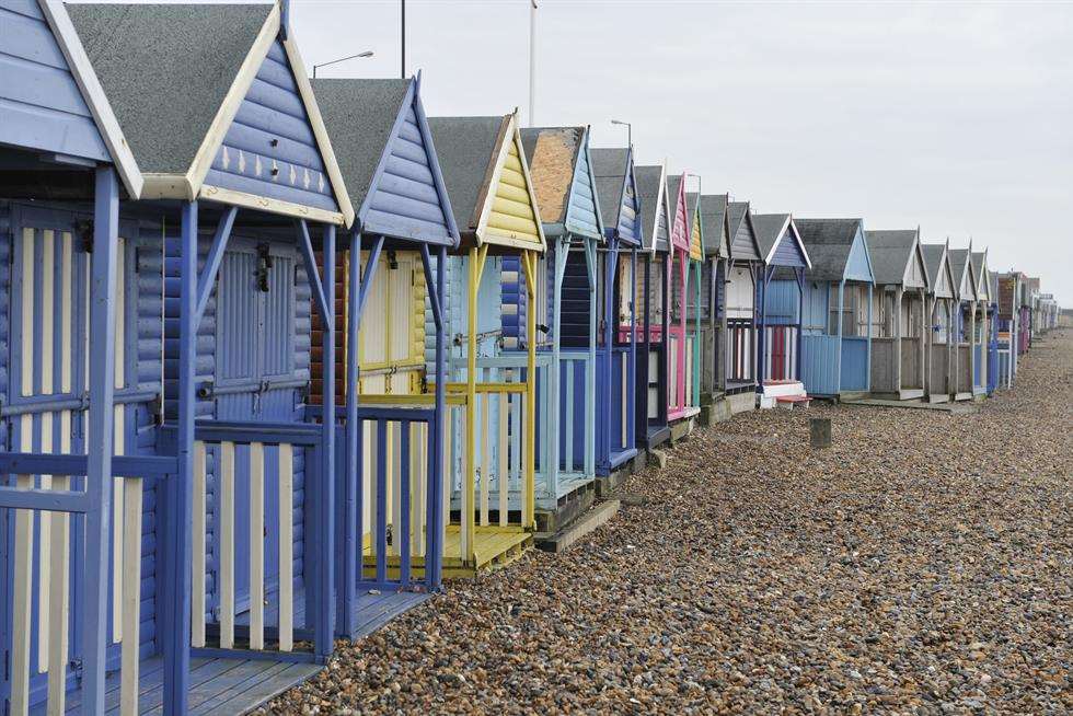 The accident happened at a beach hut in Herne Bay