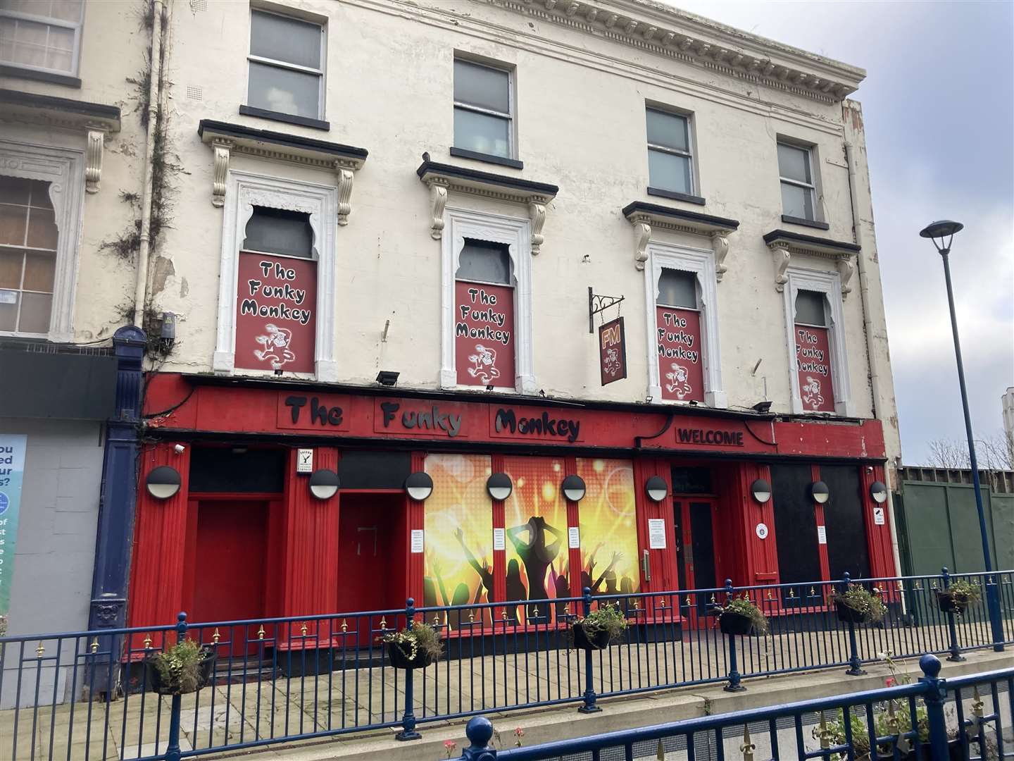 The Funky Monkey nightclub is now closed and is part of the plans to regenerate the area