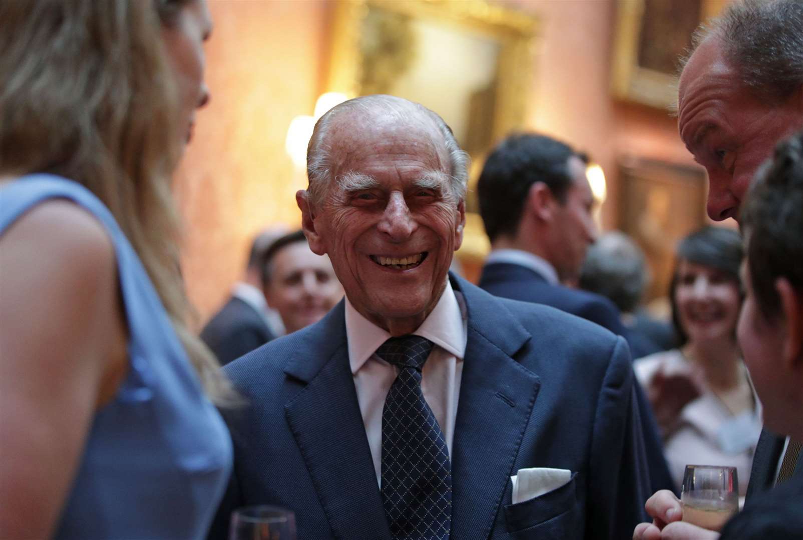 The Duke of Edinburgh told a British student that would get ‘slitty-eyed’ if they stayed in China in 1986 (Yui Mok/PA)